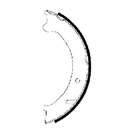 Pagid Brakes Parking Brake Shoe Set, 355050581 355050581